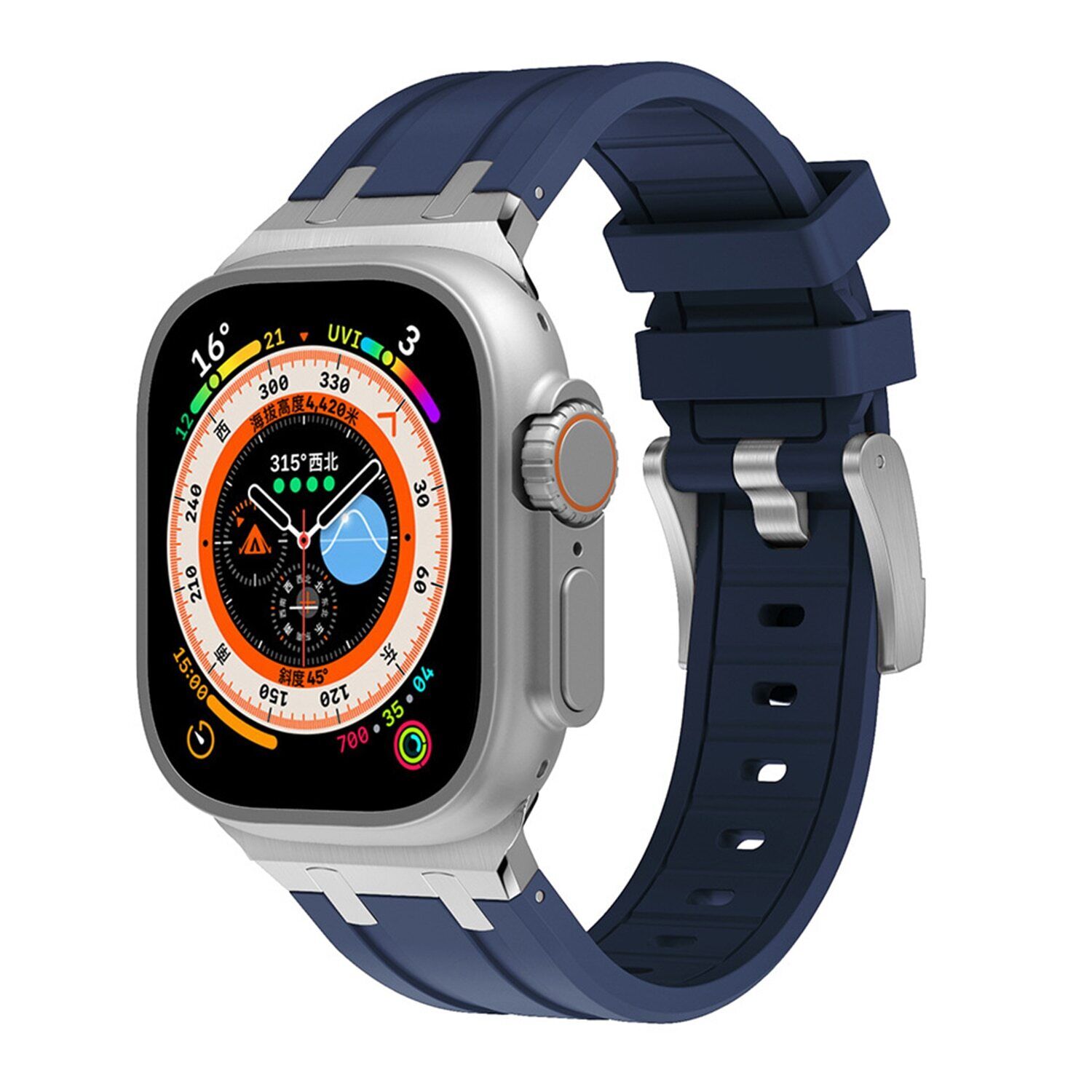 Elegant Sport Apple Watch Band – Premium Silicone Secure Fit