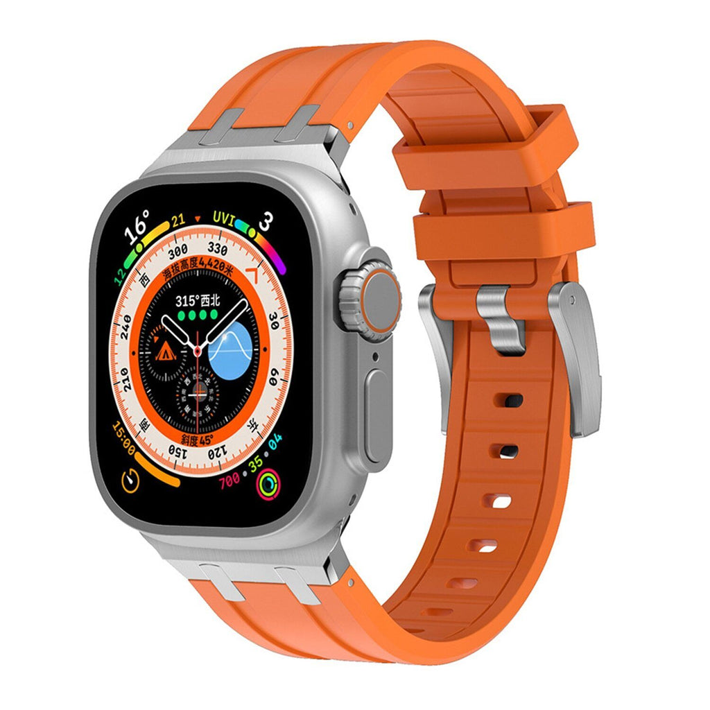 Elegant Sport Apple Watch Band – Premium Silicone Secure Fit
