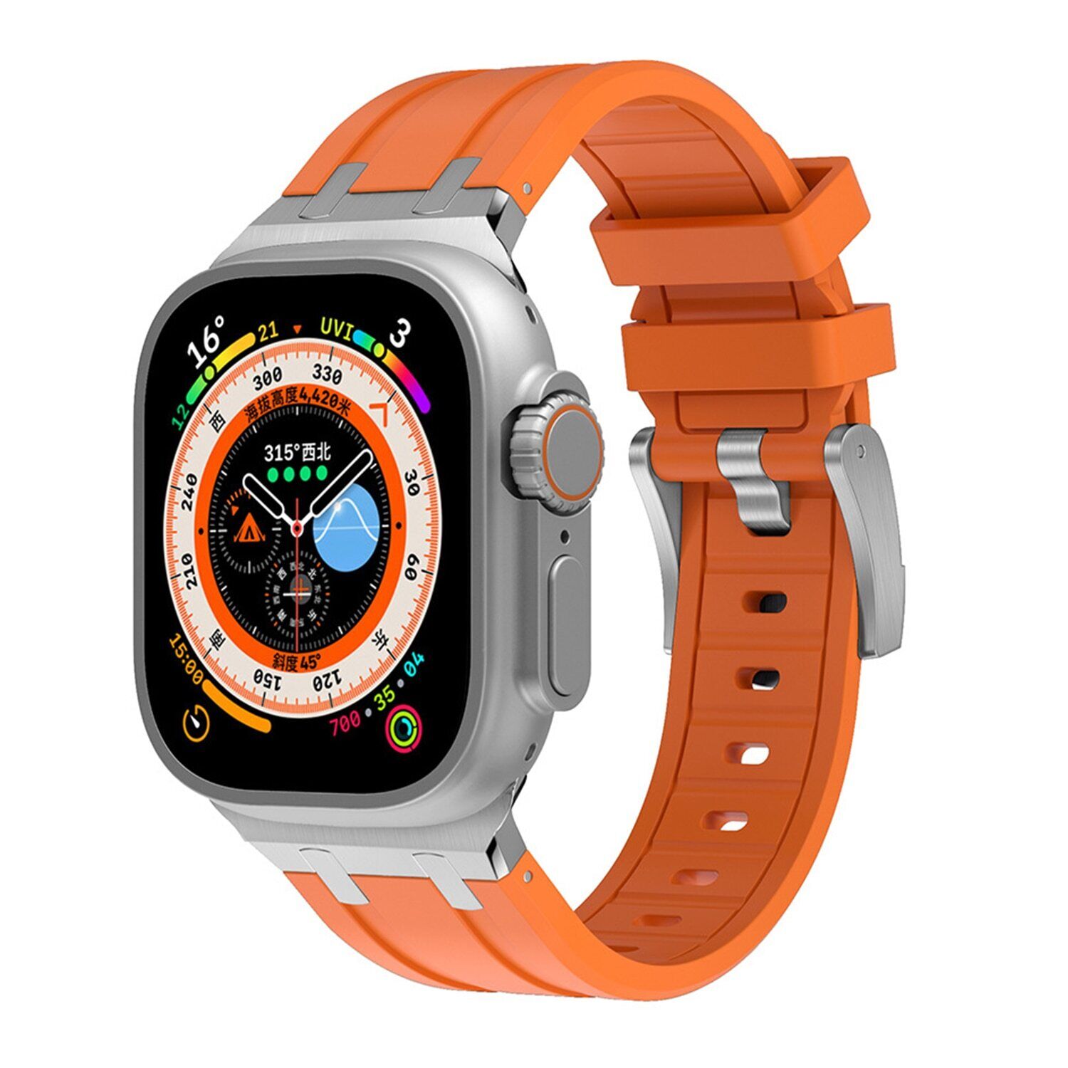Elegant Sport Apple Watch Band – Premium Silicone Secure Fit