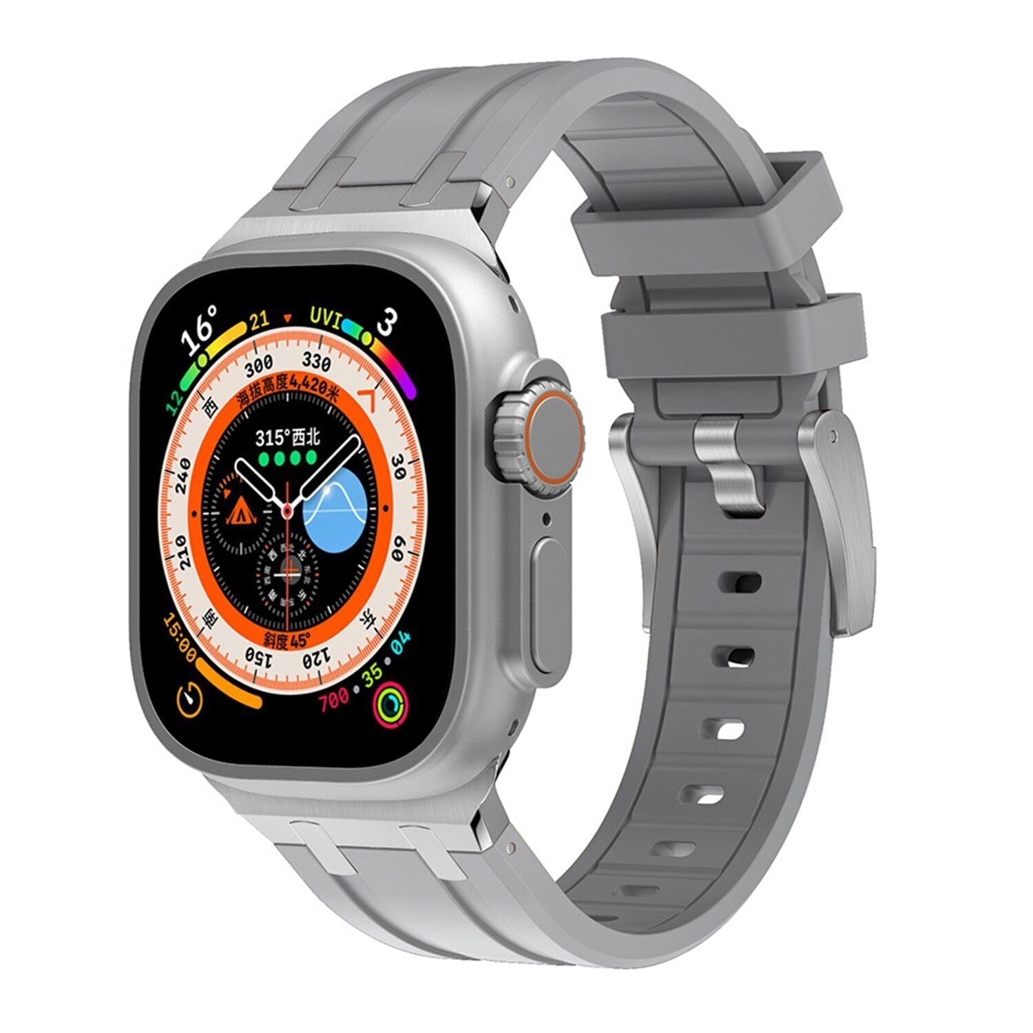 Elegant Sport Apple Watch Band – Premium Silicone Secure Fit